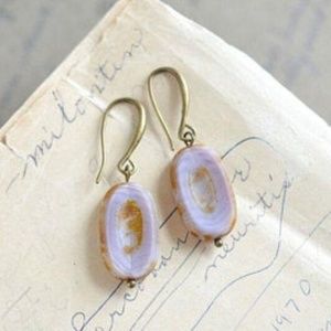 Lilac Antique Earrings